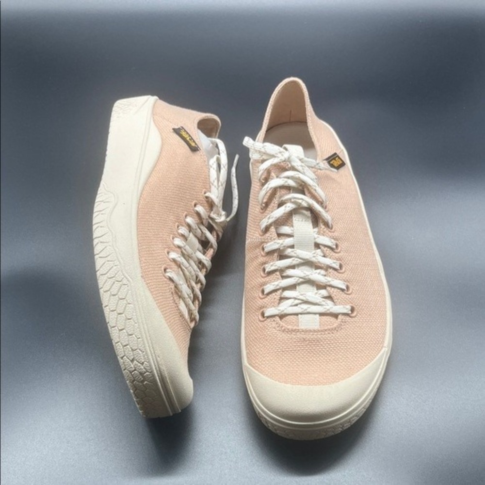 Teva Mens 1134369 Canvas Low Top Sneakers Peach Salmon Size 11 - Picture 4 of 7